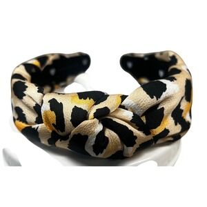 Lele Sadoughi Leopard Print Knotted‎ Headband Fashion Accessory Women